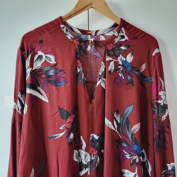 Free People Electric Orchid Tunic Swing Dress - Picture 4 of 12